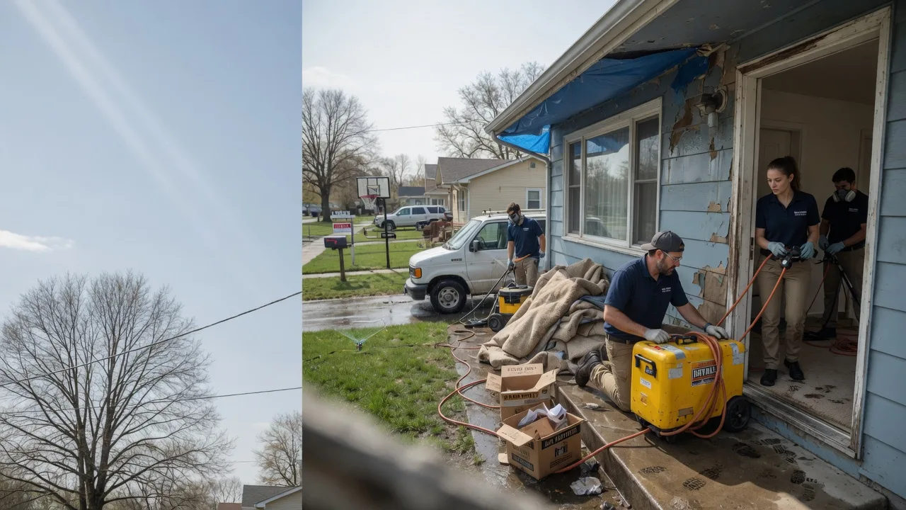 Basement Flood Cleanup in Grainfield, KS near me